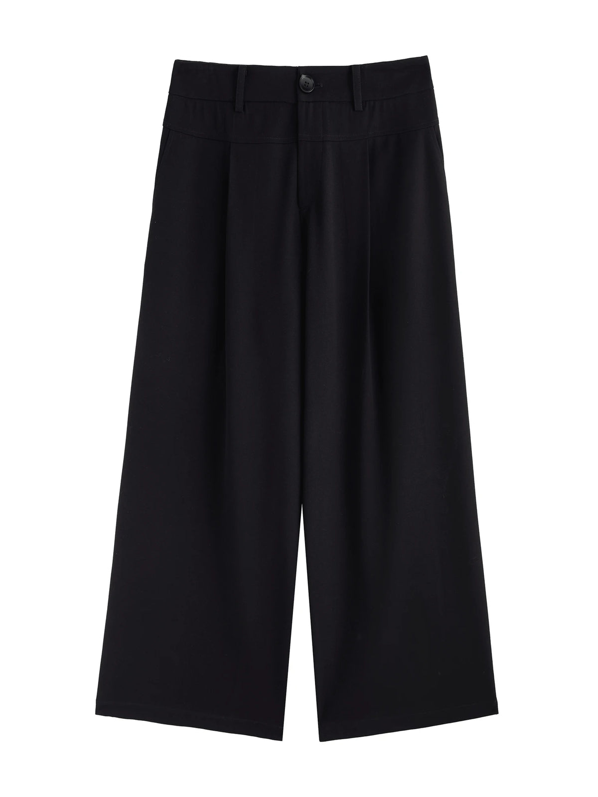 Women's High Waist Straight Pants - Chic Commuter Slim Long Trousers