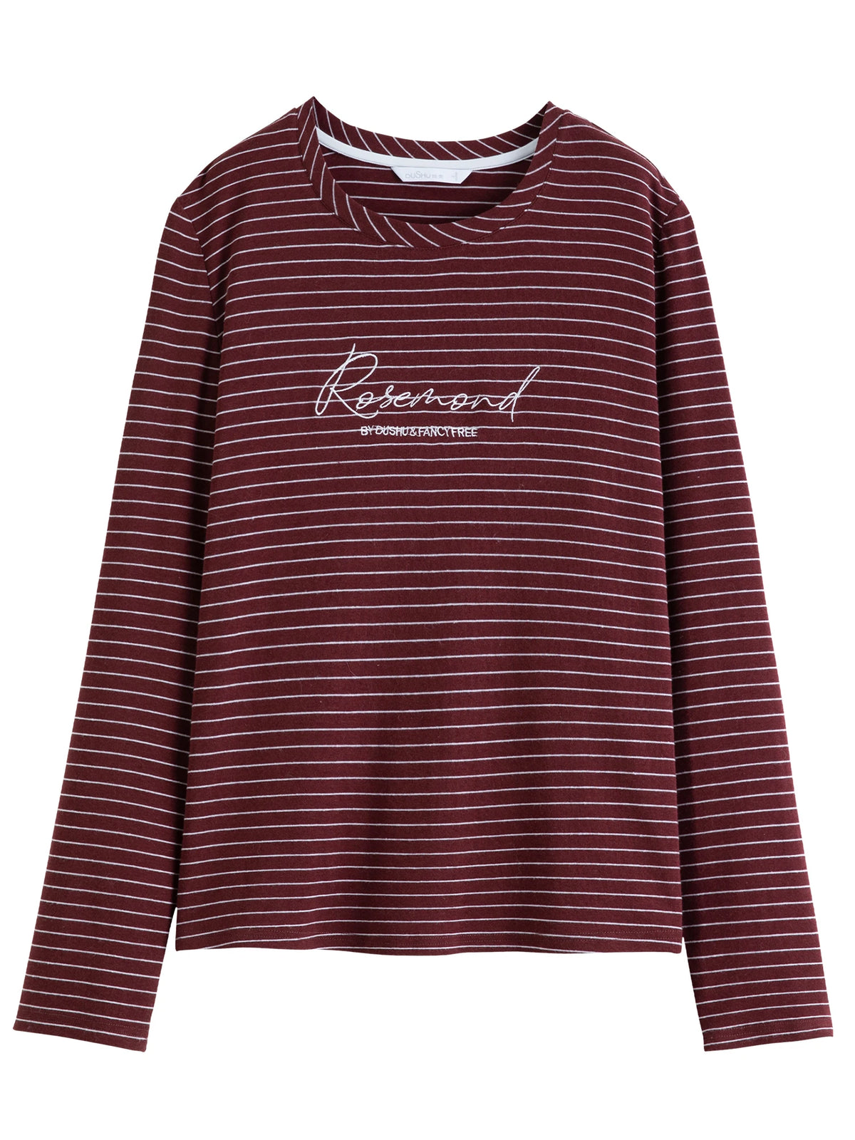 Women's Vintage Letter Embroidery Long Sleeve T-Shirt - Streetwear