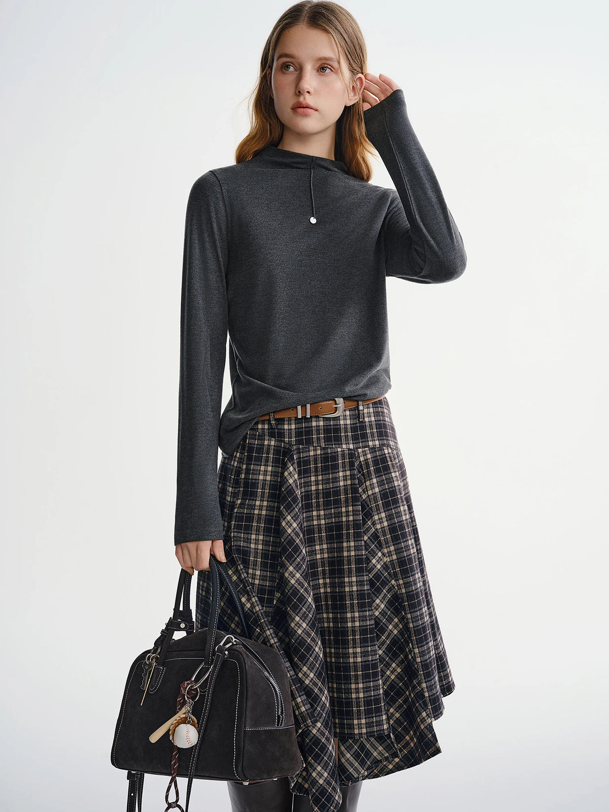 Women's Antibacterial Layering Top - Soft Touch Basic Commuter Shirt