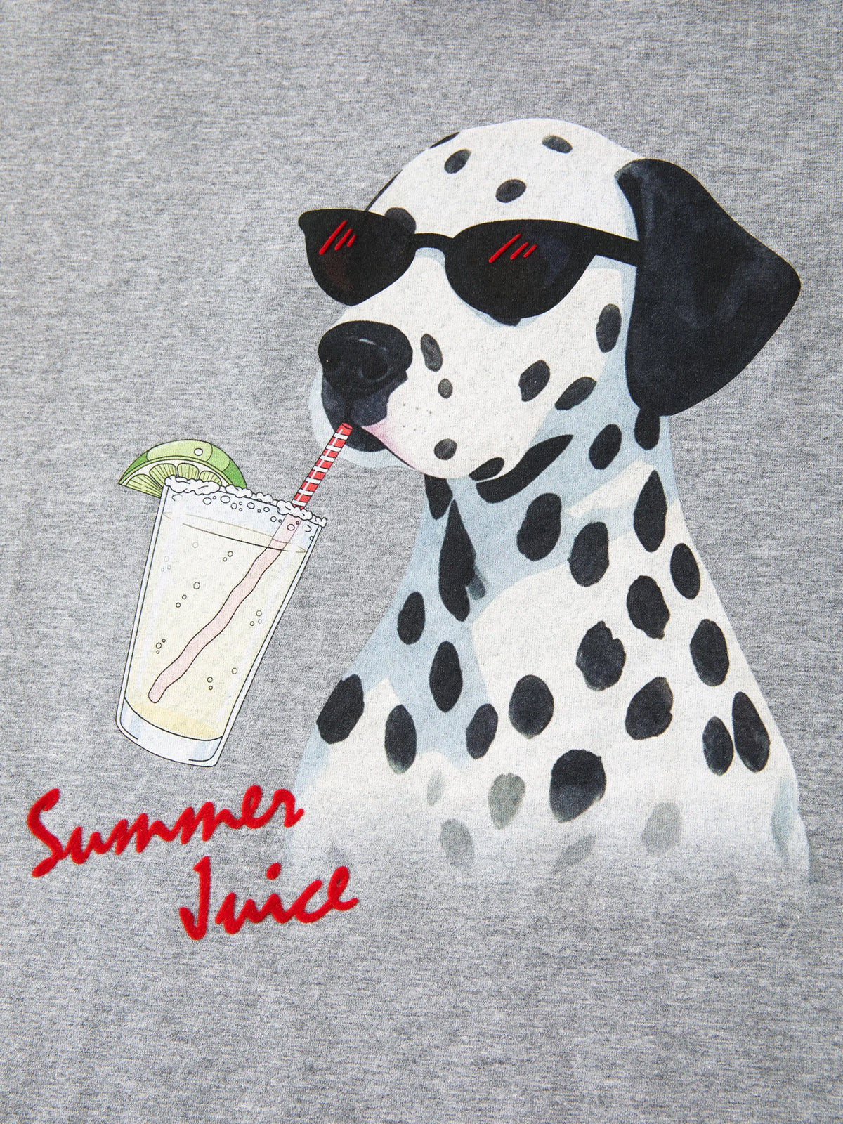 DUSHU Women's One Shoulder T-Shirt Y2K Dog Print Casual Top