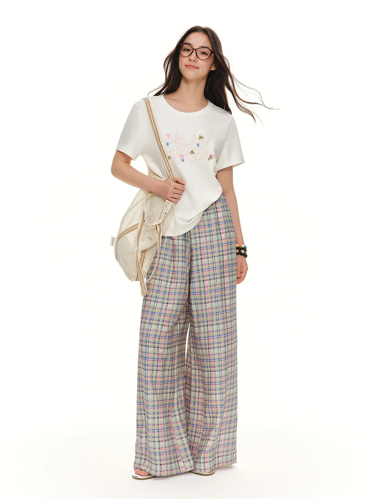 Women's Draped Wide Leg Pants High Waist Summer Casual Trousers