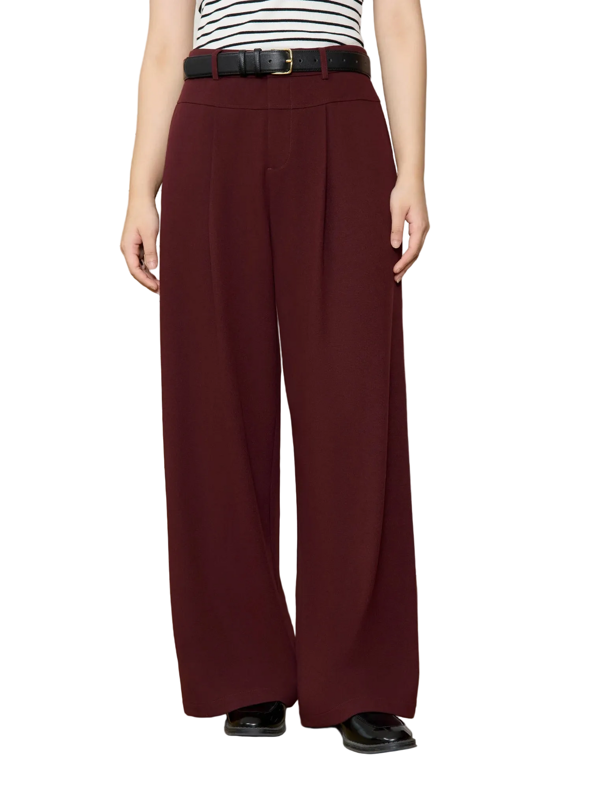 Women's High Waist Straight Pants - Chic Commuter Slim Long Trousers