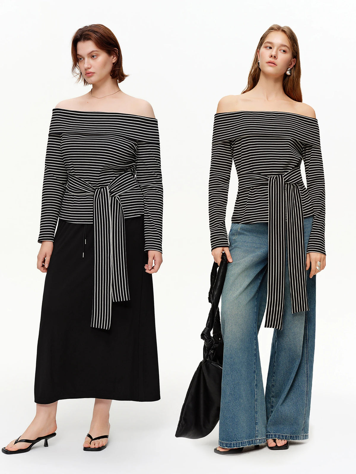 Women's Off-Shoulder Lapel T-Shirt - Relaxed Casual Spring Top