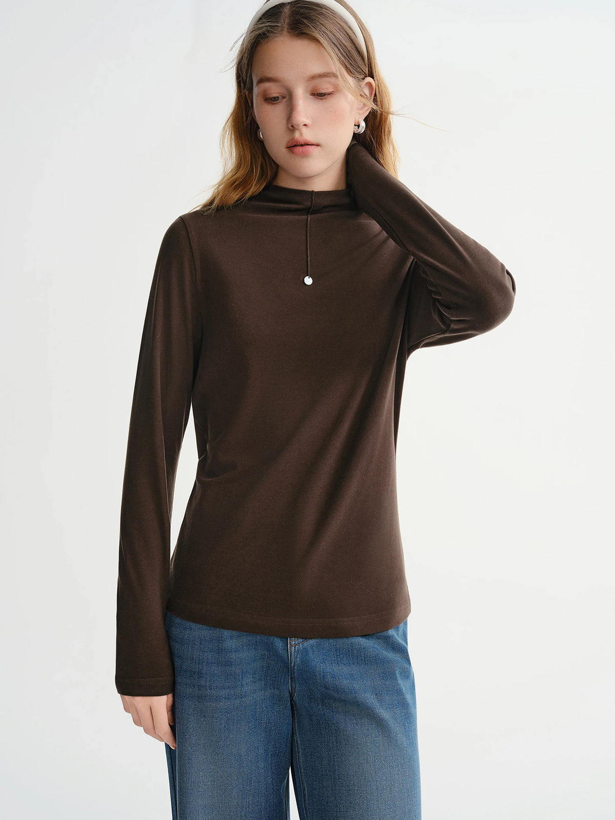 Women's Antibacterial Layering Top - Soft Touch Basic Commuter Shirt